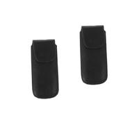 VICASKY 2 tasche per armonica a bocca con 10 fori, borsa per armonica, organizer portatile, per borsa per il trasporto per armonica, supporto per armonica, colore nero