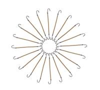 VICASKY 20 ganci elastici per capelli a coda di cavallo, per capelli ricci e acconciature