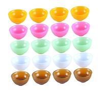 VICASKY 20 mini ciotole e stoviglie in miniatura per bambini, per giocare a ruolo e fai da te, decorazione per la casa delle bambole