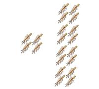 VICASKY 20 Pezzi accessori per a becco d'anatra fermagli per decorativi clip fermagli per con per Pin sposa filo rame D'oro