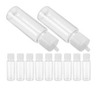 VICASKY 20 Pezzi Flaconi da Viaggio per Cosmetici 35 Ml con Pompa Ricaricabile, Set 20 Pezzi Trasparenti Anti-Perdite per Lozione, Olio e Cura della Pelle, Contenitori Campione per Trucco