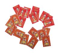 VICASKY 20 pezzi Mini modello "Della ricchezza", casa giocattolo vietnamita, calendario lunare, accessori per casa delle bambole in scala 112, calendario da tavolo cinese, mini scena di vita