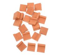 VICASKY 20 pezzi Miniature Brick Building Realistic Simulation Stones for DIY Dollhouse Micro Landscape Accessories for Creative Crafting and Model Making