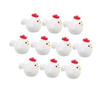 VICASKY 20 Pezzi Miniature Resin Chick Figurines Realistic Small Farm Animal Decorations For Fairy Gardens Bonsai Pots Easter Party Accents Smooth Texture