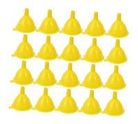 VICASKY 20 pezzi piccolo imbuto in plastica utile imbuto da laboratorio per oli essenziali, liquidi e piccoli oggetti solidi per cosmetici ed esperimenti fai da te