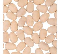 VICASKY 20 pezzi simulazione uova di Pasqua in legno, semplici per decorare le uova artificiali, per bambini, per dipingere le uova, decorazione per cesti di Pasqua, forniture scolastiche, 1 8 cm