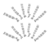 VICASKY 20 Pezzi Sport di pallavolo cravatte per capelli folti fasce per capelli da donna elastici White