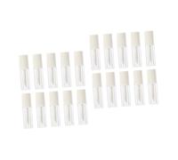 VICASKY 20 Pezzi Tubi Vuoti per Lucidalabbra con Bianco Contenitori Ricaricabili Portatili Leggeri per Gloss Labbra Viaggio e