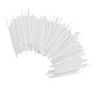 VICASKY 200 Bastoncini di Carta per Lecca-lecca Bianco Riutilizzabili per Dolcetti e Cake Pops Materiale Robusto per Accessori Candy DIY