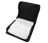VICASKY 200 Pezzi borsa CD di grandi dimensioni custodie CD Astuccio misurare borse borsa dvd custodia per dvd sacchetto dell'unità di elaborazione del dvd rosso