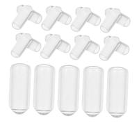 VICASKY 200pezzi Pz Tappi Terminali Per Fascia in Gomma Tappi Terminali Per Fascia Accessori Per Di Ricambio Copertura Terminale Per Estremità Della Protettivi Per