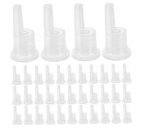 VICASKY 200pezzi Tappo Contagocce Interno Per Bottiglia Di Olio Essenziale Tappo Interno in Pp Preventivo Perdite e Preserva Freschezza Controllo Preciso Dosaggio Olio Utilizzo Prolungato