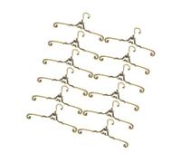 VICASKY 20pcs Mini Appendiabiti Per Bambole In Retro Dollhouse Accessori Per La Conservazione E La Presentazione Di Vestiti Dollhouse Antico