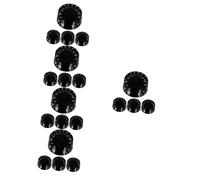 VICASKY 20pcs Pezzi Di Chitarra Elettrica Bassi Bottoni Volume Trasparente E Controllo Suono Compatibile Con La Maggior Parte Chitarre Per I Musicisti Facile Installazione Precisa