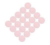 VICASKY 20pezzi Applicatore di Velluto per Cipria in Piumino di Cotone Morbido Dischetti per Cipria Compatto Portatile per Festival Feste e Viaggio per Donne Pulizia Facile