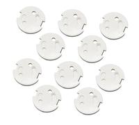 VICASKY 20pezzi Copertura Per Presa Elettrica Childproof Per Presa Francese Protezione Abs Per Sicurezza Dei Ragazzo Ragazza e Design Elegante Per La Casa