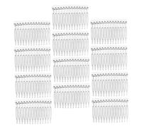 VICASKY 20pezzi Pettine per Capelli in Plastica Design Semplice e Delicato Pettine per Capelli Sposa Accessori da Donna per Fini Utile per Velo e Abiti da Decorativo e Pratico