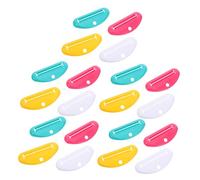 VICASKY 20pezzi Spremi Dentifricio Manuale Dispenser per Spremi-tubetti di Plastica Clip da Appendere per Bagno Rullo per Tubetti Morbidi come Crema per Mani Dentifricio Vernice Cosmetici