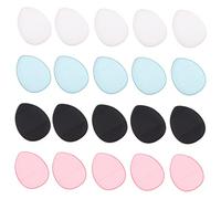 VICASKY 20pezzi Spugna Per Cipria Mini Piumino Da Trucco Compatto Spugna Per Cipria Di Bellezza Applicatore Facile Cinghia Per Polvere Secca e Trucco in Viaggio