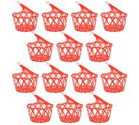 VICASKY 20set Sacchetti in Rete per Uova Frutta e Verdura Realizzati in Plastica Robusta con Fibbia per Conservazione e Trasporto Riutilizzabili e Impilabili