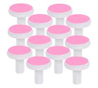 VICASKY 24 pezzi lucidanti unghie testa di ricambio tagliaunghie elettrico ricarica teste abrasive pedicure trimmer pad pad per tagliare unghie adulti lima unghie campana rosa plastica