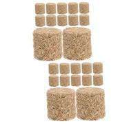 VICASKY 24 pezzi Mini palline di fieno - Decorazione in miniatura per giardino casa delle bambole e tavolo di sabbia, atmosfera autunnale realistica per la decorazione della casa e il modellismo