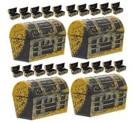 VICASKY 24pcs Mini Pirata Baule Parti Per La Casa delle Bambole Decorazione Realistica Per Scene In Miniatura Disegno Dettagliato Per Mondi Di Gioco Creativo