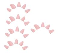 VICASKY 25 pz Pipa Chiodi Protezione dita Rosa Chitarra Basso Accessori Bianco Plettri in Feltro per Ukulele Guirat Dito Plettri Guzheng Chiodi Pipa Picks Nylon Strumenti a Corda Bambino