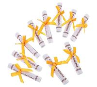 VICASKY 25pcs mini orso decorazioni con certificato per la laurea in tessuto non tessuto bambole di laurea carino souvenir per feste di laurea accessori decorativi versatili