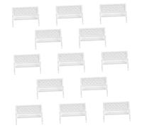 VICASKY 25pcs Miniatura Panca Parco Parti Mobili Per La Casa delle Bambole Decorazione Per Paesaggi In Miniatura Giocattoli Creativi Per Lavorazione Di Alta Qualità Per I Progetti