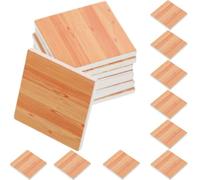 VICASKY 27pcs Mini Pavimenti In Legno Parti Per Casa Delle Bambole Decorative Mini Accessori Vivi Pavimenti In Miniatura Per Scene In Miniatura Materiale Legno Con Lavorazione Fine