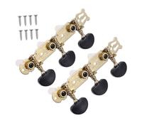 VICASKY 2pcs Acustica Chitarra Acustica Meccanismo Accordatore Completamente Chiuso Nero Creativo E Pratica Soluzione Per Chitarre Folk Durevole E Alla Moda Per Tutti