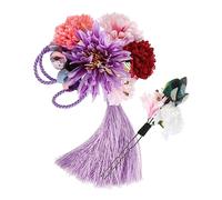 VICASKY 2pcs Elegante Fiore Falso Nappa Pettini Dei Capelli Per Matrimonio Sposa E Damigelle D'onore Elegante Forcine In Design Boho Per Le Occasioni Festive