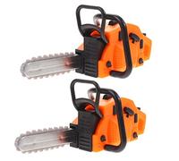 VICASKY 2pcs Mini Motosega Modello Simulato Miniatura Sega Per La Decorazione Della Casa Doll Strumento Giardino Realistico Per Il Paesaggio In Miniatura