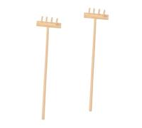 VICASKY 2pcs Mini Rastrello Parte Zen Giardino Accessori Per La Sabbia Per Meditazione E Riposo Lo Stress Mini Per Adulti
