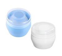 VICASKY 2pcs Nappa Polvere Di Plastica Con Contenitore Per La Casa Per Polvere Del Bambino E Polvere Per Il Corpo Portatile Leggero Materiale Sicuro Per Viaggi E Uso Quotidiano