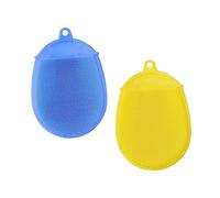 VICASKY 2pcs Silicone Bagno Lavapasta Per Dolce Massaggio Spazzola Per Vasca Da Bagno Spazzola E Per Pelle Sensibile Del Neonato