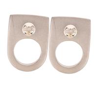 VICASKY 2pezzi Anello Inossidabile Per Fionda Anello Potente Per Esterni Sostituzione Resistente e Affidabile Per Attività Di Design Senza Bordi Per Sicurezza Delle Dita