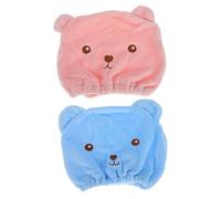 VICASKY 2pezzi Cappelli per Capelli Asciutti Cuffie per Asciugare i Capelli Cuffie per Doccia Asciutta Asciugamani per Cappelli per Asciugare