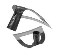 VICASKY 2pezzi Cava in Acciaio Inossidabile per Giardinaggio Strumento di Diserbo Compatto Ed Efficiente per Agricoltura Allentamento del Terreno e Pulizia Erba Applicazioni Domestiche