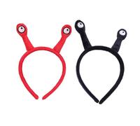 VICASKY 2pezzi Cercehietto Per Capelli Da Donna Forma Di Tentacoli Di Lumaca Fascia Per Capelli Accessori Per Per Ragazza Di Due Rosso Nero