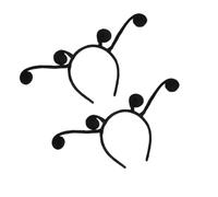 VICASKY 2pezzi Cerchietti Per Cosplay Copricapo Decorativo Cerchietto Antenna Farfalla Per Ragazza Cerchietto Per Halloween Per Accessori Per