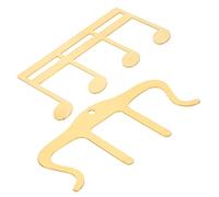 VICASKY 2pezzi Clip Porta Spartiti in Ferro Design Nota Musicale Scavato e Portatile Adatto Per Tutti i Libri Di Musica e Cucina