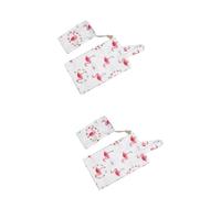 VICASKY 2pezzi Copertura Allattamento Cotone Leggera Con Supporto Per Collo e Borsa Di Stoccaggio Telo Per Allattamento Multifunzionale Per Esterni Flamingo