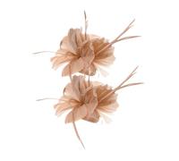 VICASKY 2pezzi Copricapo Forma di Piuma Fermagli per Capelli Accessori Chic ed Eleganti per Donna Realizzati Materiali Leggeri Adatti Vari Eventi e Occasioni di Tutti i Giorni