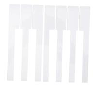 VICASKY 2pezzi Copritasti per Pianoforte Sostitutivi Accessori per Riparazione Tastiera di Ricambio per Parti di Strumento Musicale