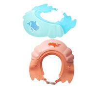 VICASKY 2pezzi Cuffia per Capelli Doccia per Ragazzo Ragazza Regolabile Visiera Realizzata Materiali Morbidi e Delicati per Proteggere la Sensibile del Ragazzo Ragazza dagli Shampoo e Dall