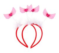 VICASKY 2pezzi Cuore San Adorabili Fascette Capelli Forma di Cuore Accessori Capelli per Feste Matrimonio Ragazze