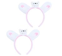 VICASKY 2pezzi Fasce Per Capelli in Materiale Di Leggere e Uniche Come Copricapi Per Feste Accessori Per Capelli e Articoli Per Feste Per Donne e Ragazze Per Creare Un Atmosfera Divertente