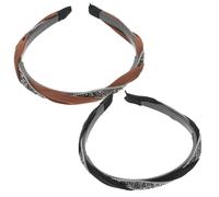 VICASKY 2pezzi Fascia per Capelli con Cristalli Annodata per Donna Fascia Decorativa per Capelli Gioielli per Feste e Uso Quotidiano